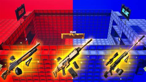 Super Red Vs Blue🔴🔵 0755 0664 8779 By Teamfmc Fortnite Creative Map