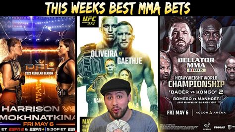 This Weeks Best Mma Bets Ufc Bellator Pfl Betting