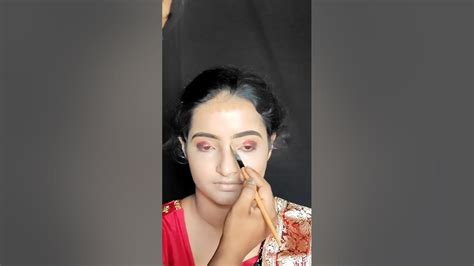 Contour Apply 😍 Bridal Makeup Look 😍 Reception Bride Makeup Viral