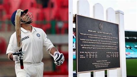 Scg Honours Sachin Tendulkar And Brian Lara On Master Blaster S