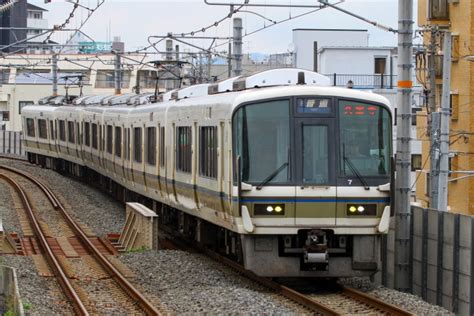 Jr西日本221系電車 クハ221 7 Jr野江駅 鉄道フォト・写真 By Bbsanさん レイルラボraillab