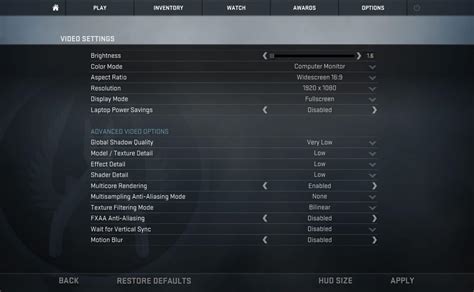 CS GO Best Settings Options Guide ProSettings Net