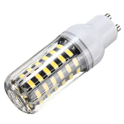 E27 E14 B22 G9 GU10 7W 64 SMD 5733 1000LM LED Warm White White Cover