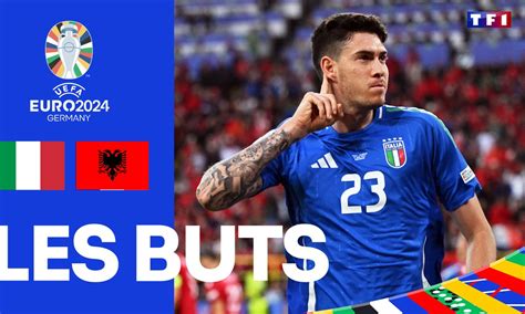 Italie Albanie Voir Tous Les Buts Uefa Euro Tf