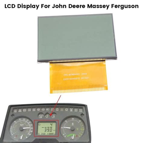 Lcd Display For John Deere Massey Ferguson Tractors Instrument Cluster