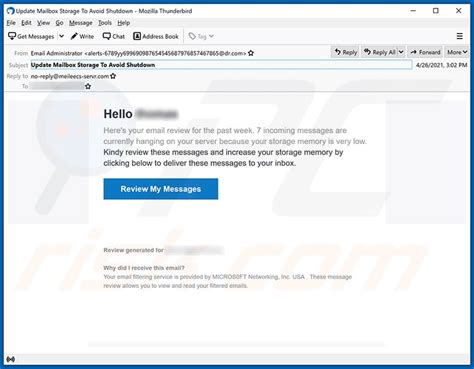 Your Mailbox Is Full Email Scam Removal And Recovery Steps Updated