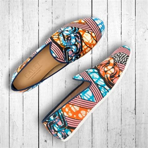 Les Mocassins Maison Galet Se Parent De Wax Vlisco Timodelle Magazine