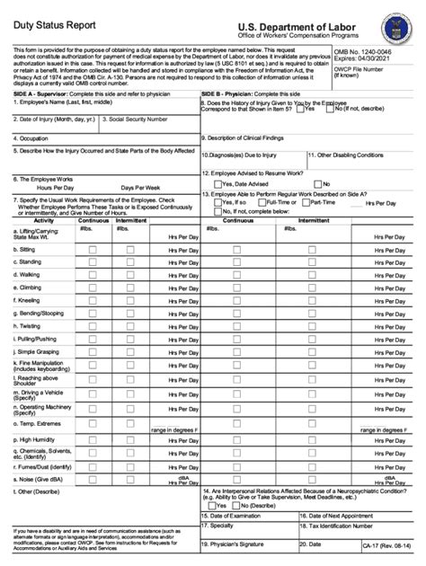 2014 Form DoL CA 17 Fill Online Printable Fillable Blank PdfFiller