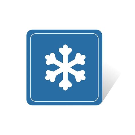 Premium Vector | Snow sign vector