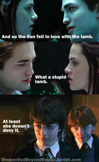 Hp Vs Twilight Harry Potter Vs Twilight Fan Art 17791330 Fanpop