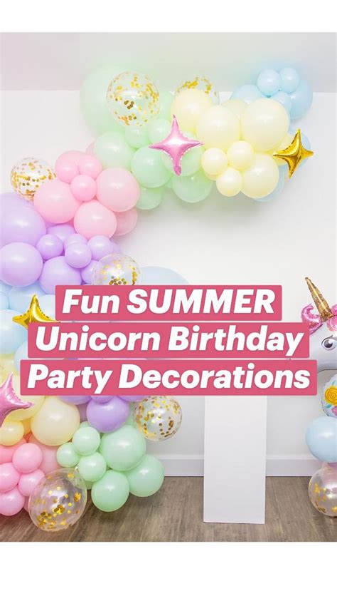 Foot Diy Pastel Unicorn Balloon Garland And Arch Kit With Gold