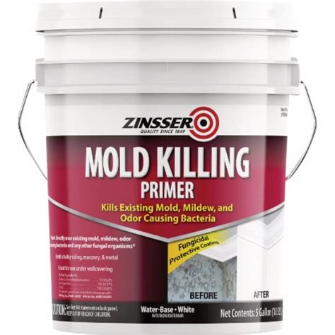 Zinsser Mold Killing Interior/Exterior Primer, White, 5 Gal. 276088, 1 - Ralphs