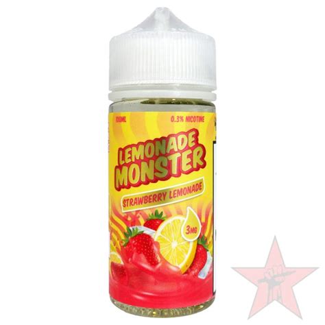 Lemonade Monster Strawberry 100ml Red Star Vapor