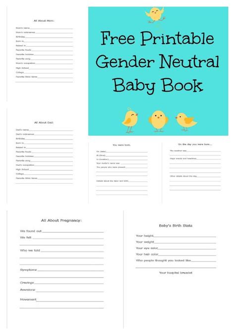 Update Our Homemade Baby Book With Free Printables Bare Feet On