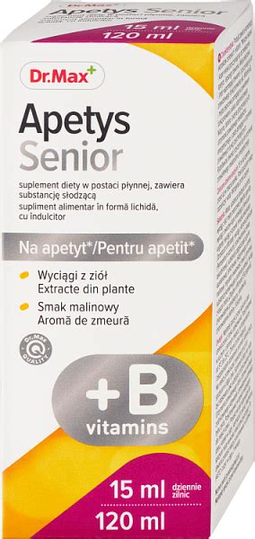 Apetys Senior Dr Max 120 Ml Drmax Drogeria