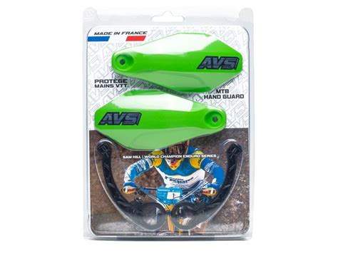 Avs Prot Ge Mains Avec Pattes Plastique Vert Clair Purebike