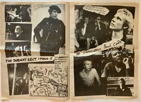 Sex Pistols 1976 Anarchy In The UK Tour Newspaper Program Aka