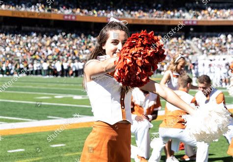 Texas Longhorns Cheerleaders Perform During 2nd Editorial Stock Photo ...