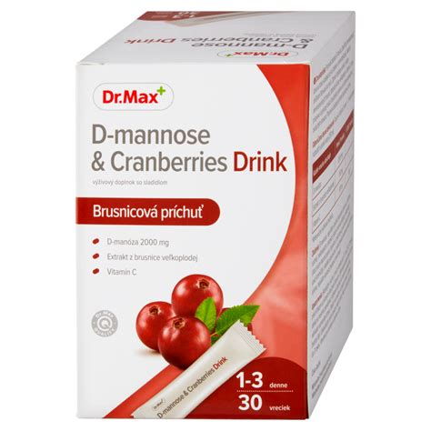 Dr Max D Mannose And Cranberries Drink 1×30 Ks Vrecká