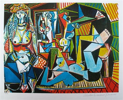 Pablo Picasso Women Of Algiers Estate Signed Limited Edition Giclee