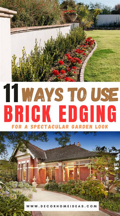 11 Stunning Ways To Enhance Your Garden With Brick Edging