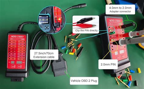 WOYO CTB007 12V24V CAN Bus Circuit Tester 16Pin Break Out Box On-Board