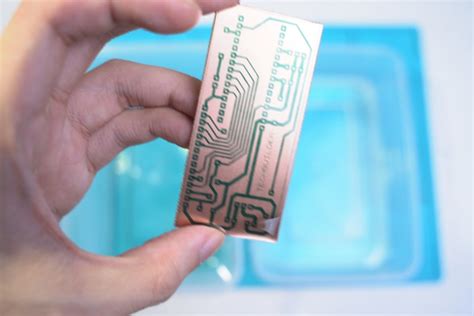 Single Sided Pcb Home Fabrication Presensitized Pcb 21 Steps With