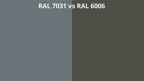 Ral 7031 Vs 6006 Ral Colour Chart Uk