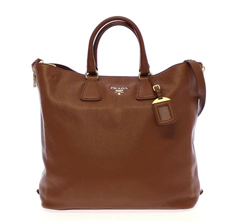 Prada Brown Leather Tote Bag | Mount Mercy University