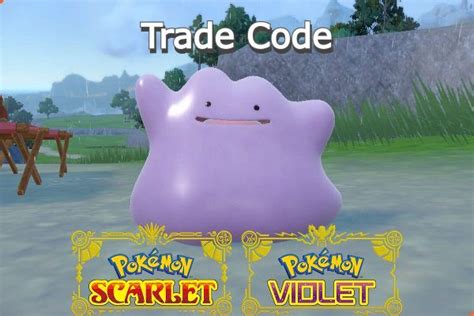 Ditto Trade Code Pokemon Scarlet And Violet