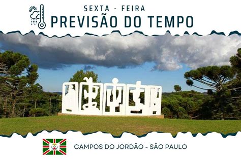 Previsão do Tempo para Campos do Jordão Sexta Feira 23 de Dezembro de