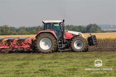 Steyr CVT 170 Pöttinger Pflug farmworld tv