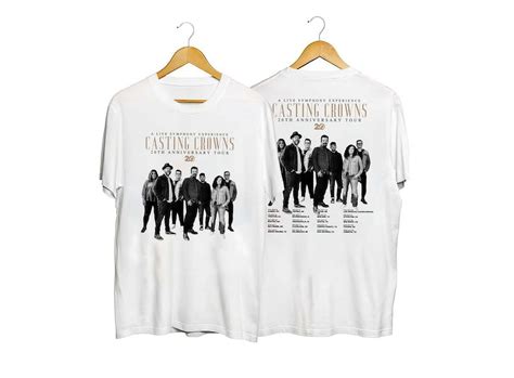 The Casting Crowns 20th Anniversary Tour 2023 Png Sublimation Design