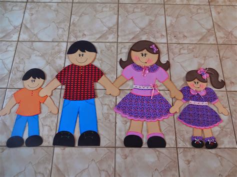 Lembrancinha Para Família Em Eva - Criações em E.V.A: Família em EVA
