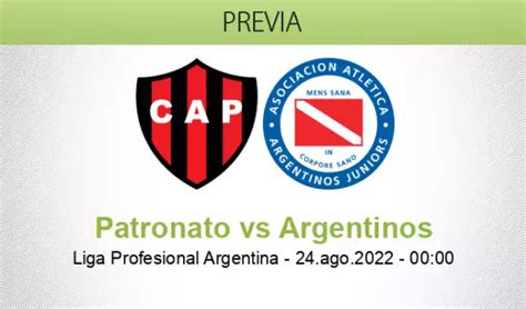 Pron Stico Patronato Argentinos Juniors