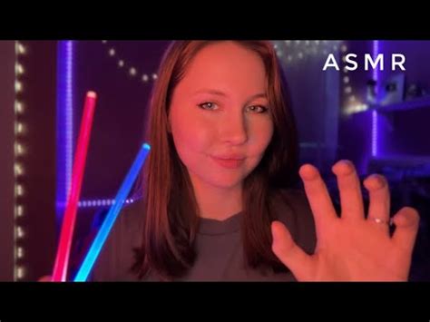 ASMR 1HR Clicky Trigger Words And Mouth Sounds Lightsabers Water