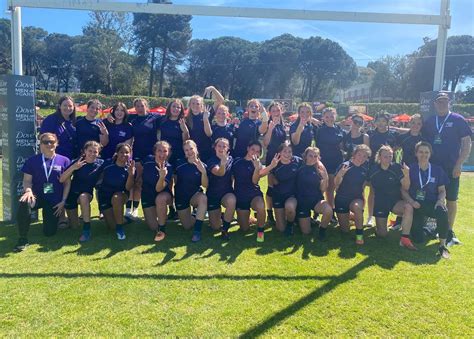 Rapids Rugby U Girls Team At The Portugal Rugby Youth Festival