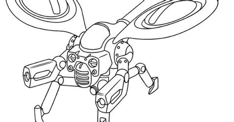 Dessin D Un Drone De Combat Colorier Coloriages Super H Ros