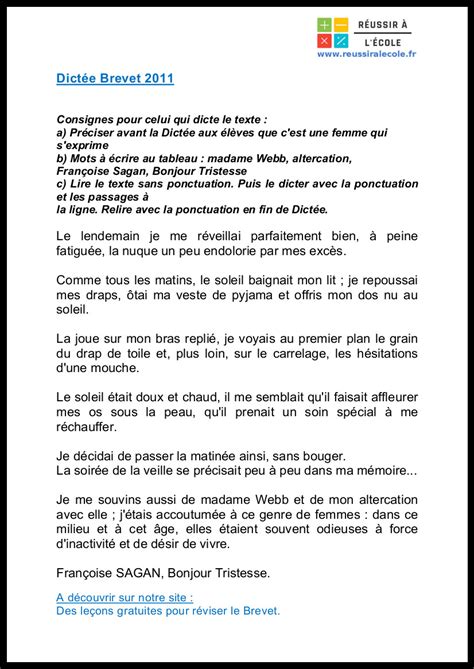 Exemple De Dictee Brevet Des Colleges Hot Sex Picture