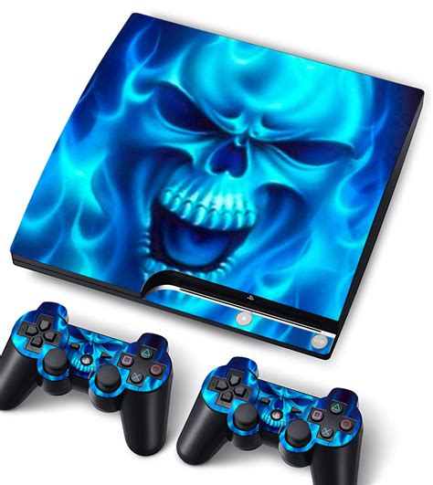 Bundle Monster Vinyl Skin Sticker For Playstation Ps S Slim Blue