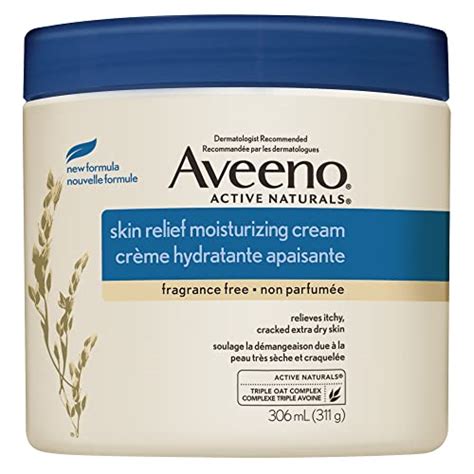 Aveeno Crème hydratante apaisante pour le corps avec complexe triple