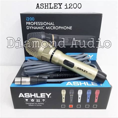 Jual Mic Kabel Ashley Super I Champagne Dynamic Original