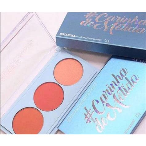 Paleta De Blush Carinha De Metida Boca Rosa Shopee Brasil