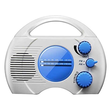 Jual Bathroom Radio Am Fm Hanging Waterproof Shower Clock Radio Am Fm