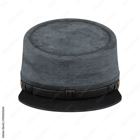 civil war confederate cavalry hat american confederate kepi front