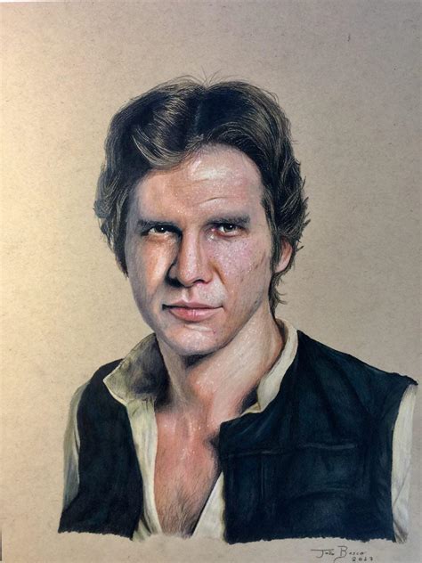 Han Solo Pencil Drawing By Bosarts On Deviantart