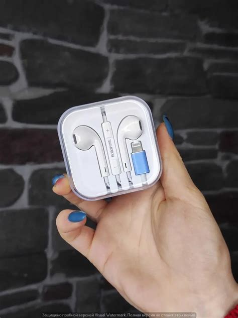 Купить Наушники для айфона lightning (Borofone BM32 Plus) вкладыши ...