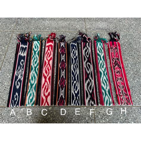 Jual Aksesoris Syal Ikat Kepala Tenun Ethnic Original Rote Toraja