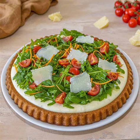 Crostata Morbida Salata Con Crema Al Grana Padano Ricetta