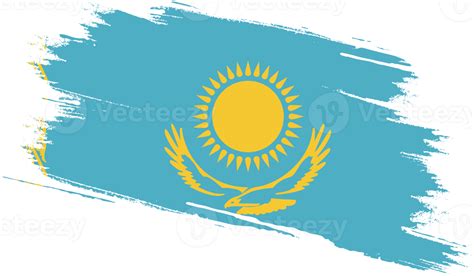 Kazakhstan Flag With Grunge Texture 12025279 Png